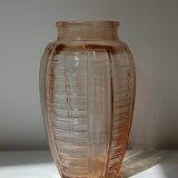 Vase en verre orange