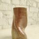 Sculptural Vase in Pyrite Stone - Organic Design 1970