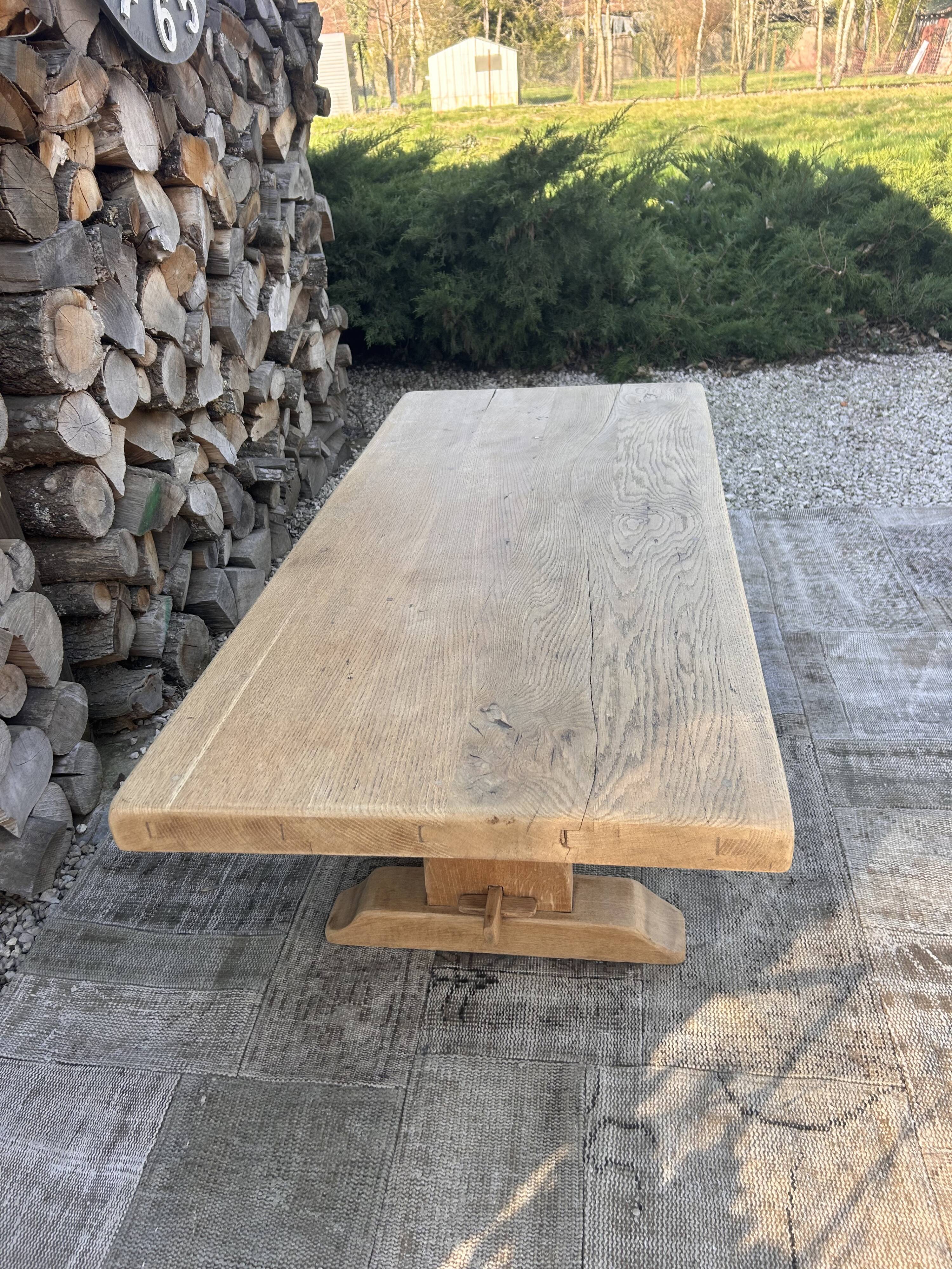 Renovated solid oak coffee table