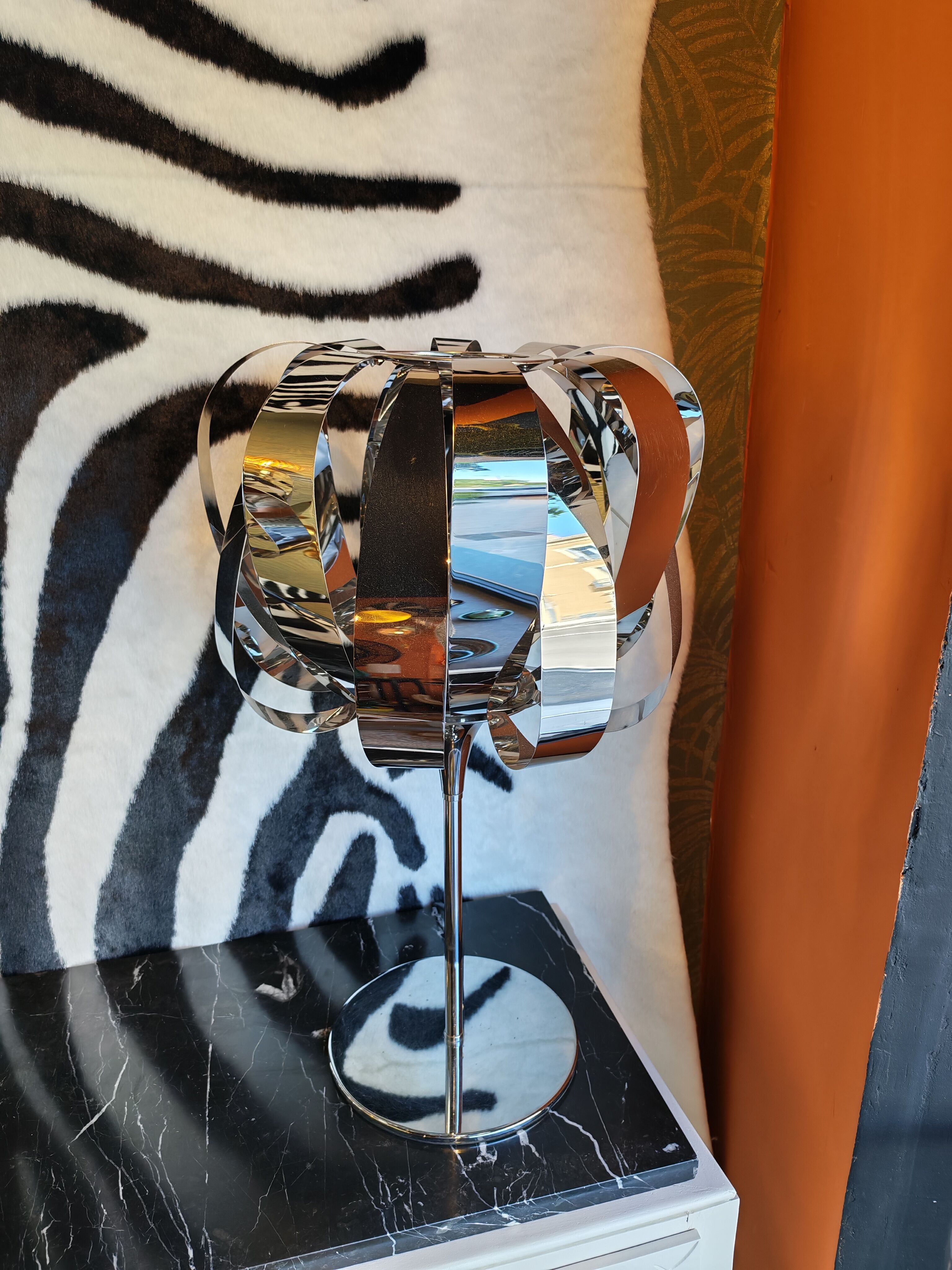 Pair of space age lamps model Eres