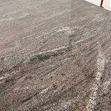 Vintage 80s Italian design marble dining table