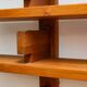 Pierre Chapo. Shelf or bookcase in natural elm. 1980s.