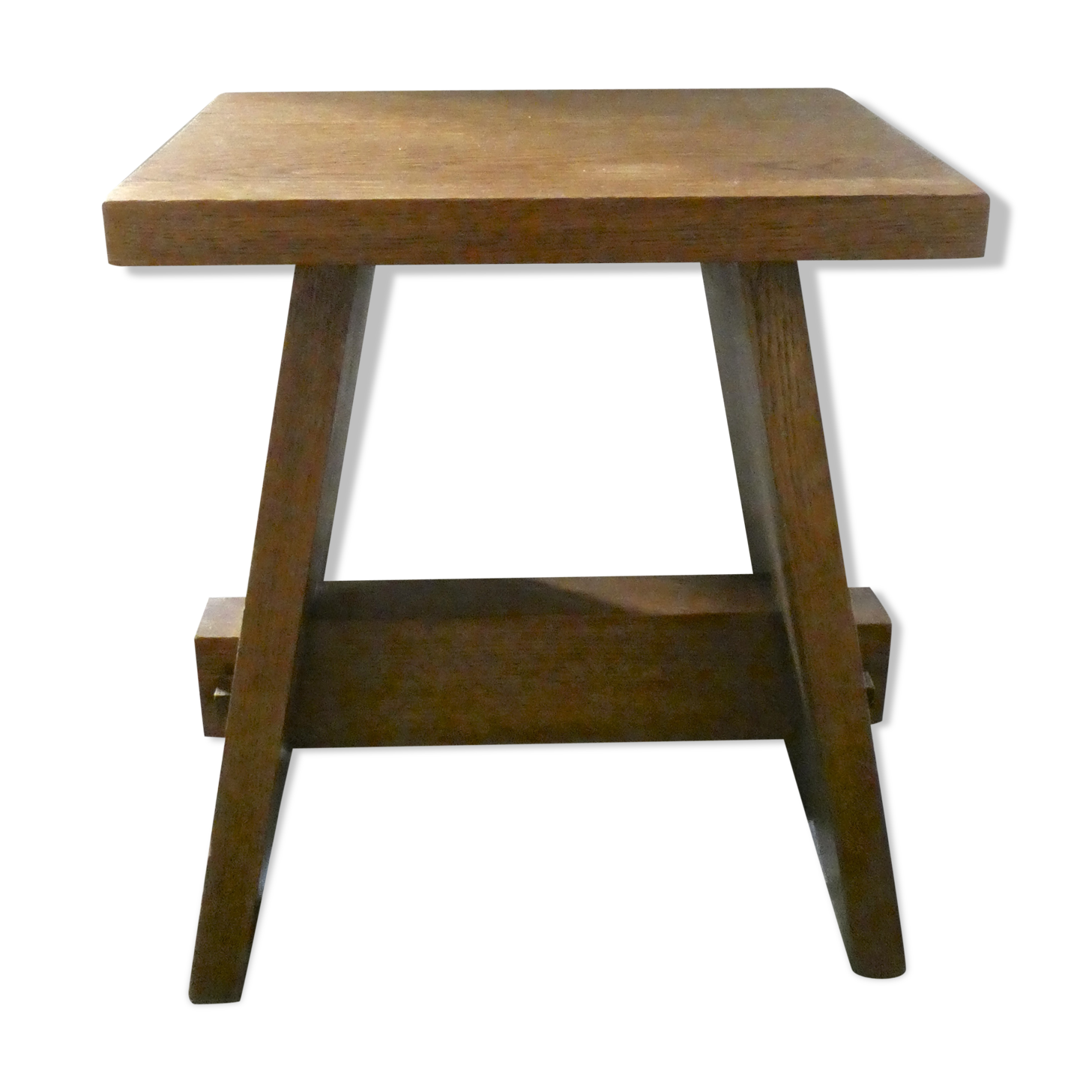 Solid oak set, brutalist