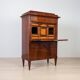 19th Century Mahogany Secretary Desk, French Polish