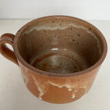 2 large stoneware cups