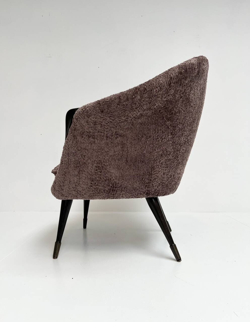 Fauteuil Nanna Ditzel retapissé, années 1950