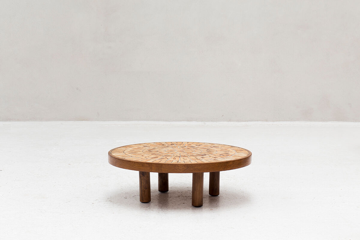 Coffee table by Roger Capron, France, 1970