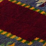 Tapis Tulu Vintage Turc Oushak 110x145 cm Laine Fait Main