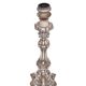 Stunning set of Rococo Silver Plated table lamps 1920s