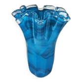 Vase en verre de Murano "Fazzoletto" exquis des années 1970 par Dogi, Italie