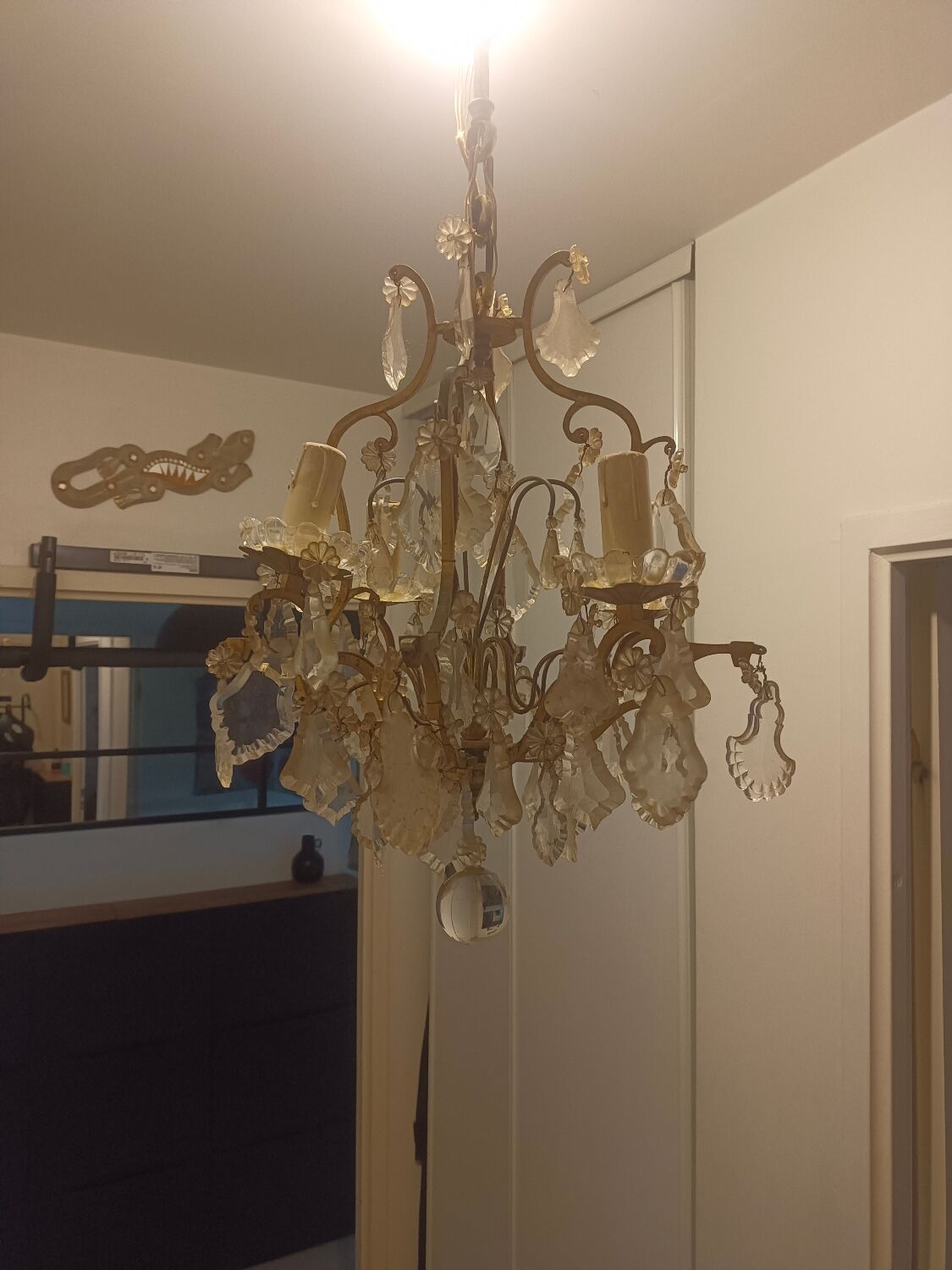 Bronze chandelier
