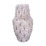 Vase en grès beige rosé