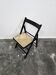 Chaise plianteen bois et cannage