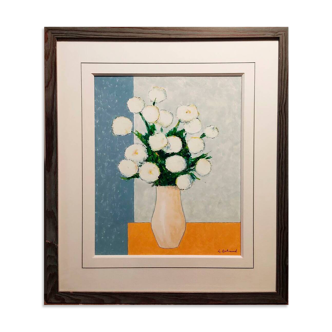 "Les fleurs blanches" par Gilbert Artaud