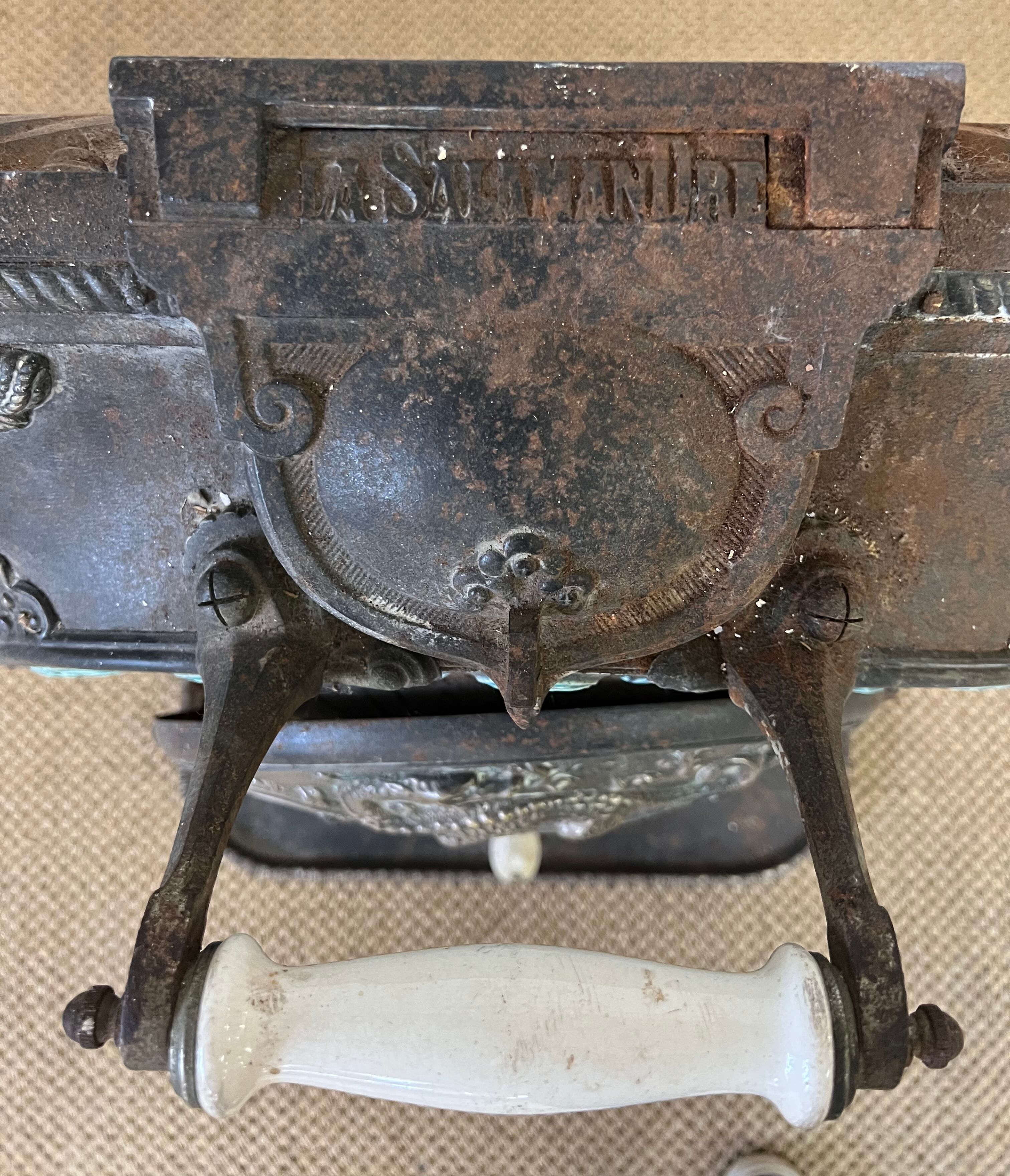 Cast iron stove E. Chaboche La Salamandre