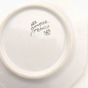 3 small Henriot Quimper plates