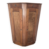 Old fir corner cabinet