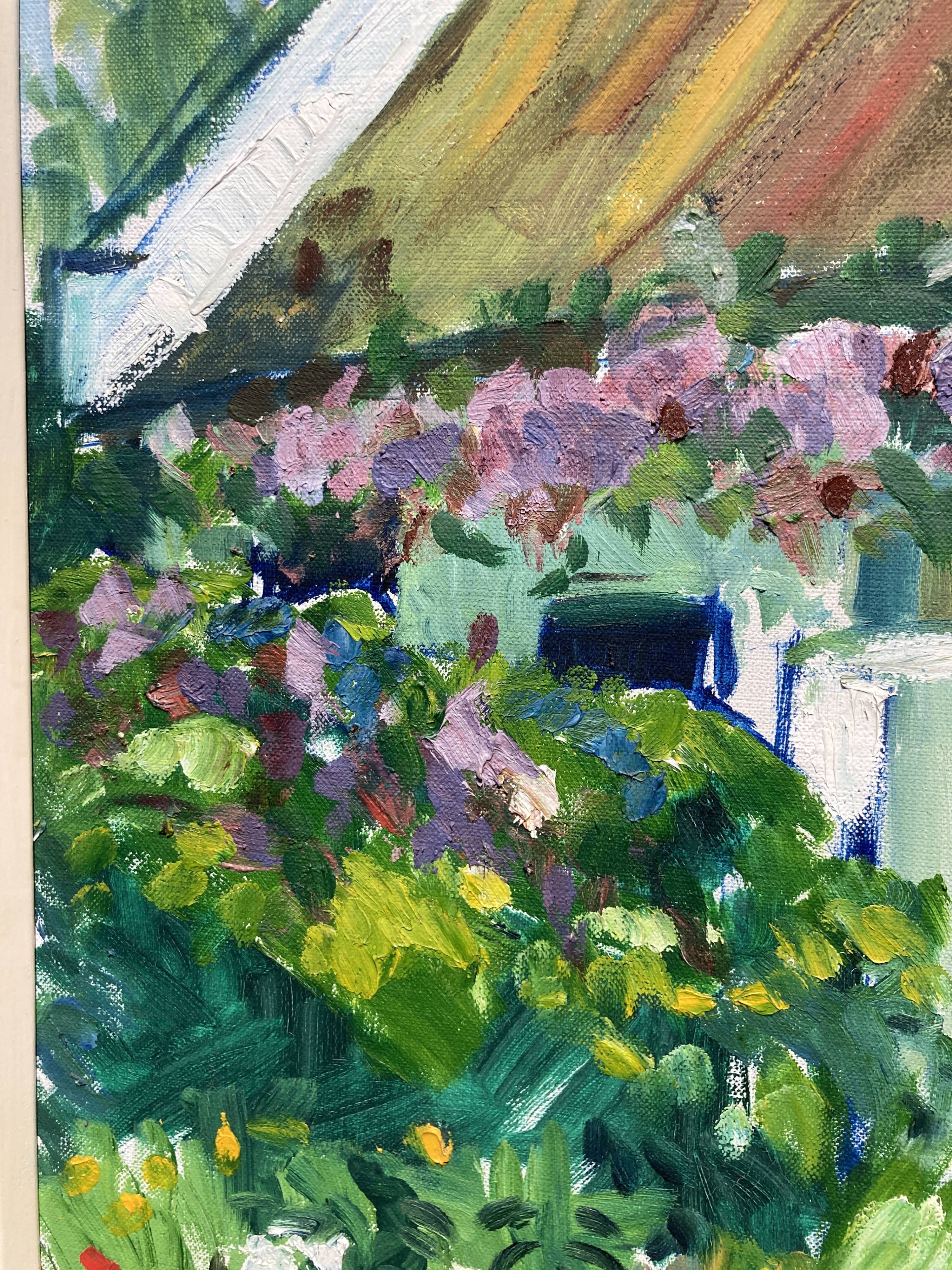 Peinture au couteau signée Moun-Pollat