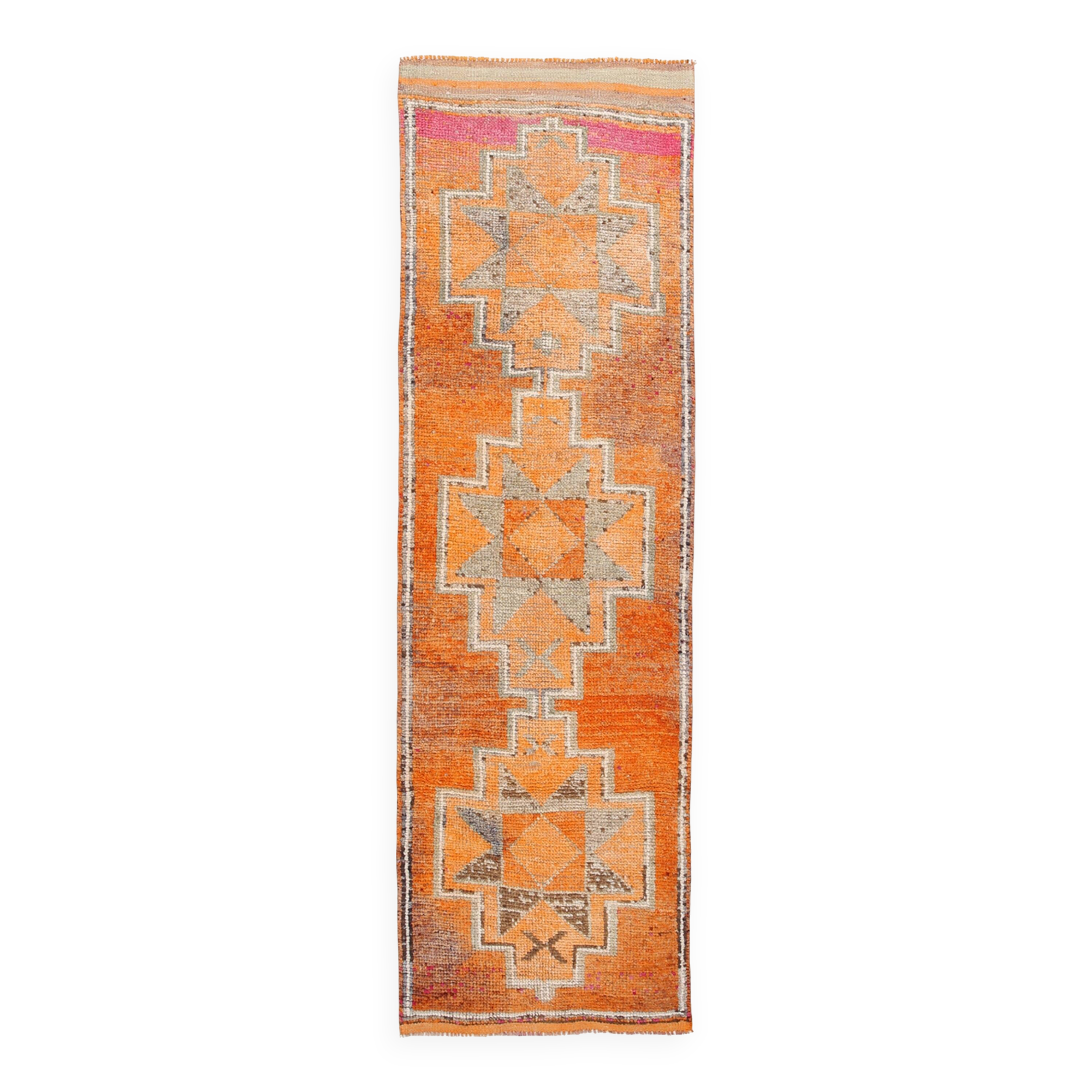 Vintage Oushak Runner Rug, 84x285Cm