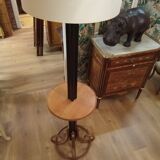 Lampadaire en bois cintré