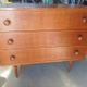 Vintage chest of drawers with tapered legs