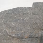 Table basse en pierre fossile, Magnussen Ponte, années 1980