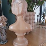 Terracotta-style plaster bust