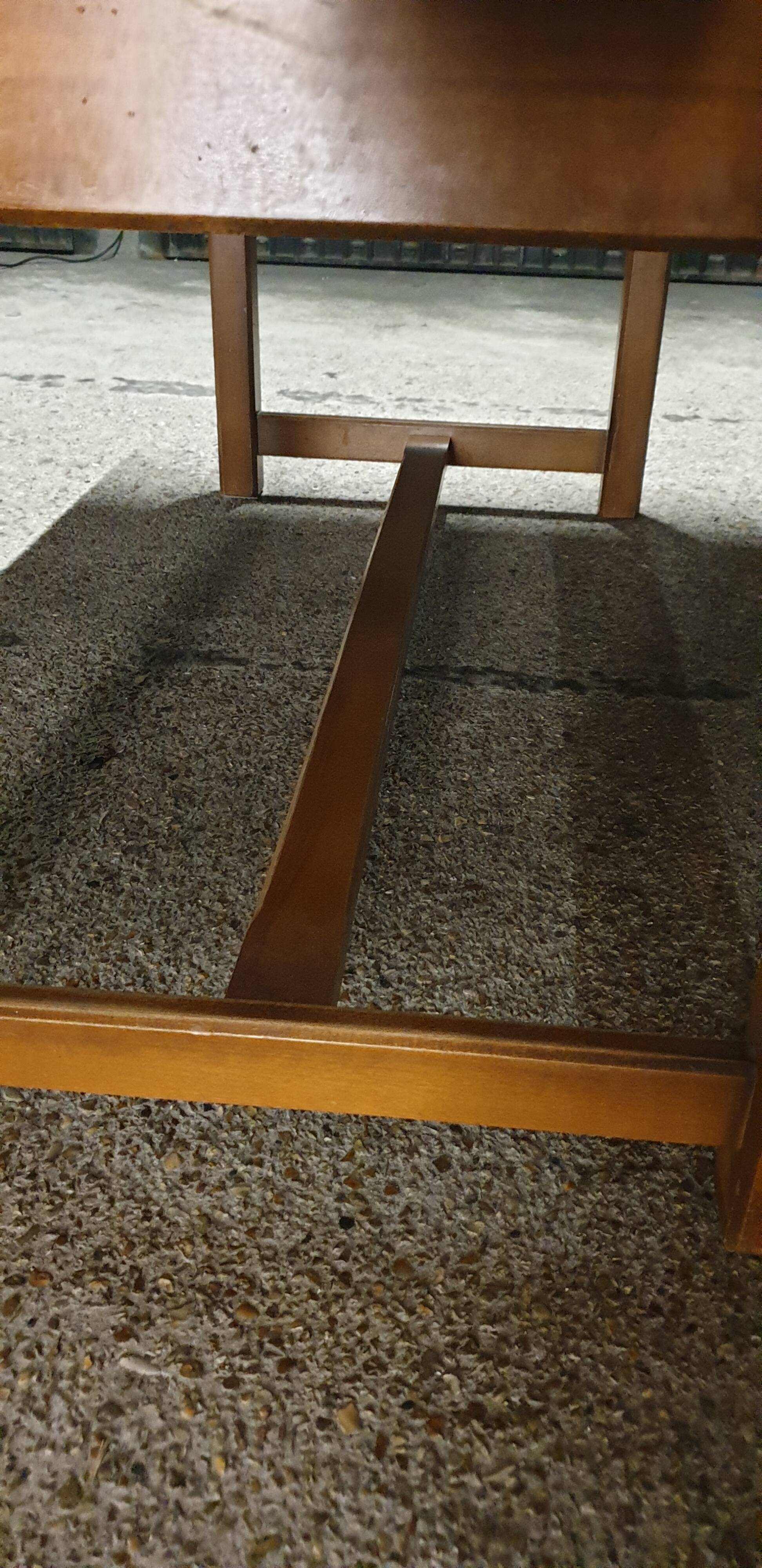 Solid oak farm table