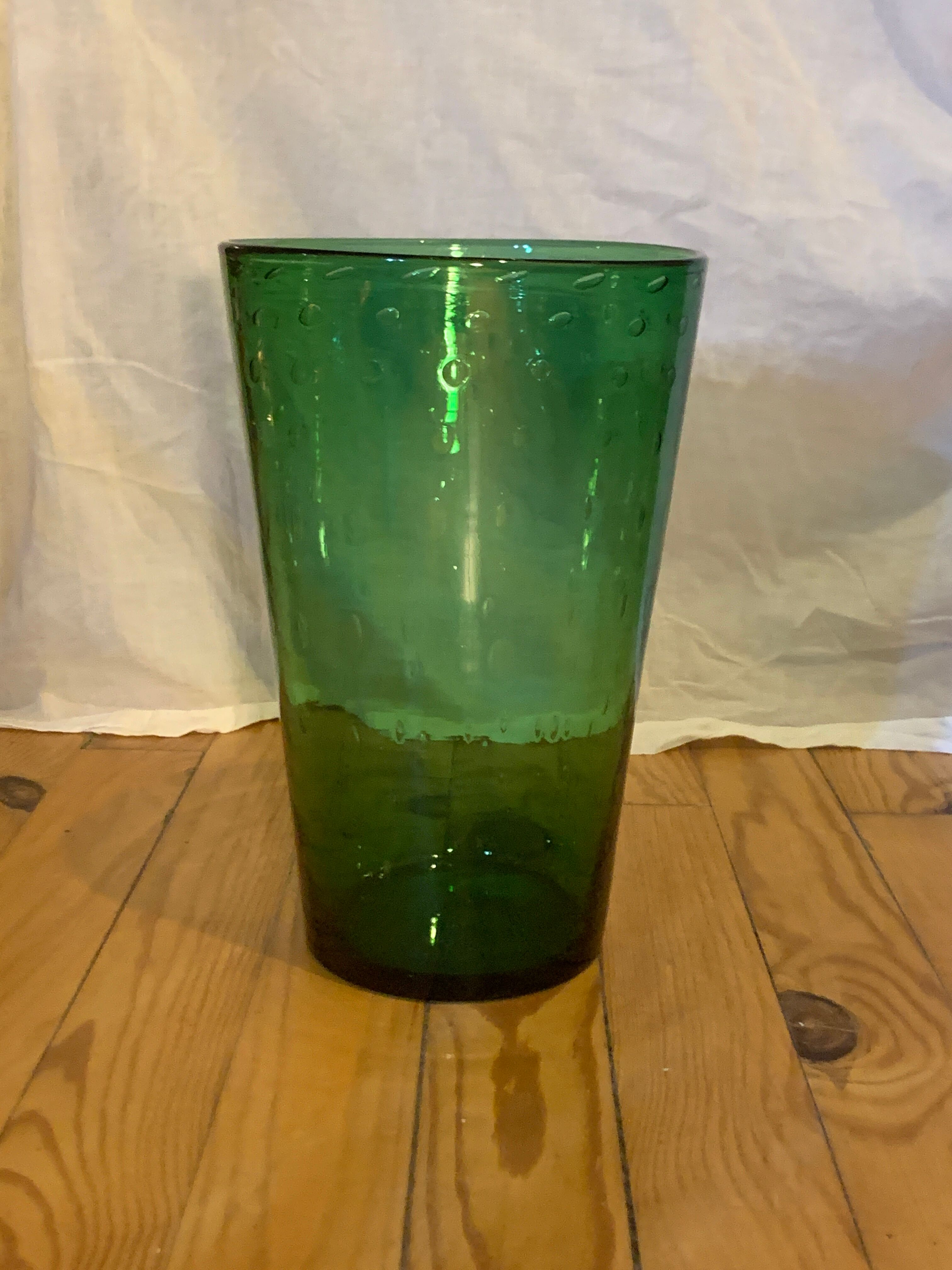 Green vase