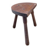 Half-round tripod stool