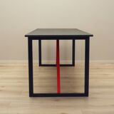 Acacia desk, Italian design, 1980s, production: Italy