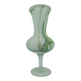 Vase en pâte de verre . Signé J.P Mateus  1996 .