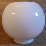 Open globe 20cm in old white glass for suspension lamp