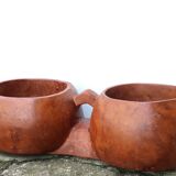 Ethnic wooden gardener 70s