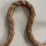 Articulated wooden snake