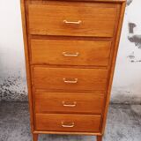 Vintage chiffonnier year 50 in light oak