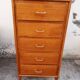 Chiffonnier vintage années 50 en chêne clair