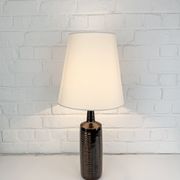 Ceramic table lamp, Per Linnemann-Schmidt for Palshus, Denmark, 1960
