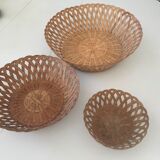 Suite of vintage baskets