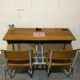 Vintage schoolboy desk