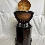bar cabinet, globe.