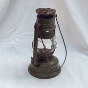 Meva N 864 oil storm lamp in aluminum dimension: height -25cm- diameter -13cm-