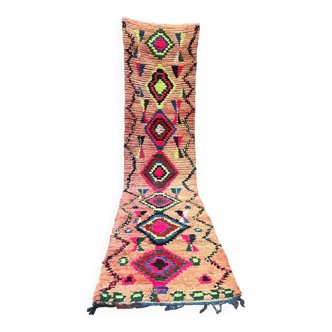 Vintage Azilal Berber rug for terracotta hallway and him