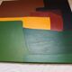 Soothing abstract canvas "Green Palette" 80x80cm