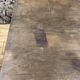 Rectangular wooden farmhouse table turned 90cm or old desk
