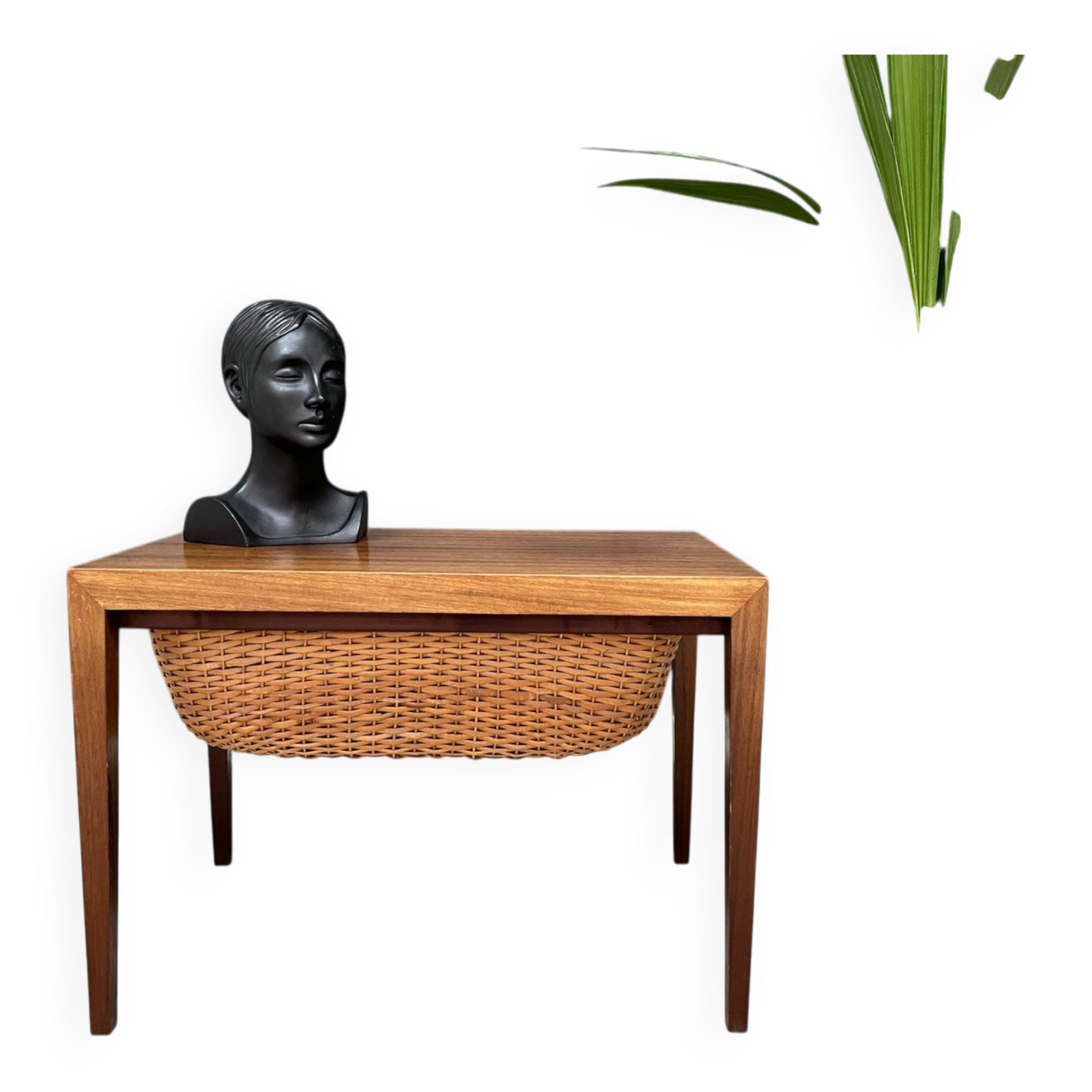 Side Table in Rosewood by Severin Hansen for Haslev Møbelfabrik, 1950s
