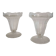 Lot de 2 coupes à glace années 1970