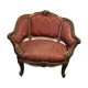 Fauteuil cabriolet style Louis XV