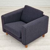 1970s, Danish design by H.J. Wegner, reupholstered armchair, model GE300.