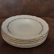 Set of 6 Willeroy and Boch soup plates